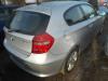 BMW 1-Serie Sloopvoertuig (2007, Zilvergrijs)