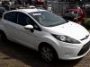 Ford Fiesta Schadevoertuig (2010, Wit)