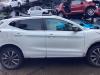 Nissan Qashqai 1.3 DIG-T 140 16V Sloopvoertuig (2019, Metallic, Wit)