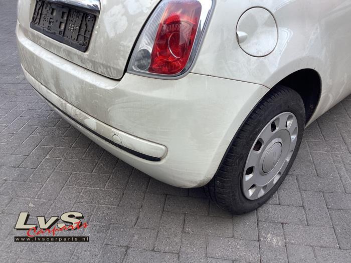 Fiat 500 1.2 Sloopvoertuig (2011, Rood, Zwart)