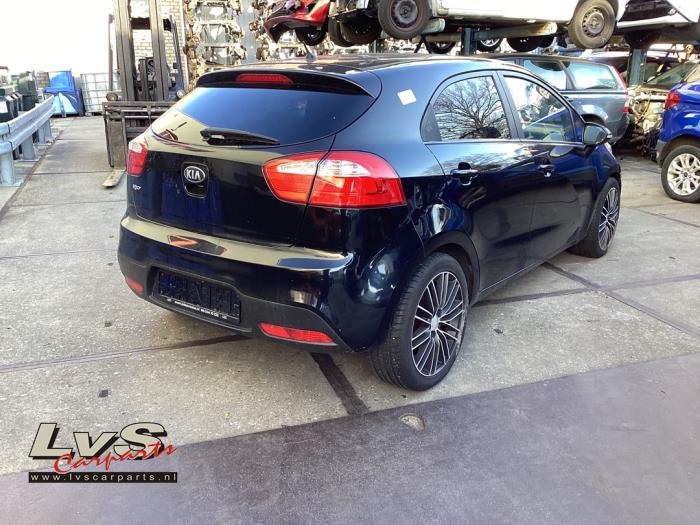 Kia Rio III 1.2 CVVT 16V Sloopvoertuig (2013, Zwart)