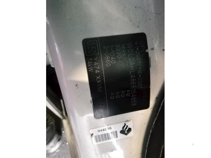 Opel Astra H 1.9 CDTi 100 Sloopvoertuig (2006, Wit)