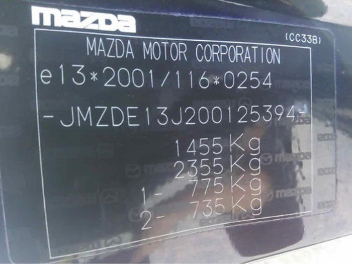 Mazda 2 1.3 16V S-VT High Power Sloopvoertuig (2009, Donker, Paars)
