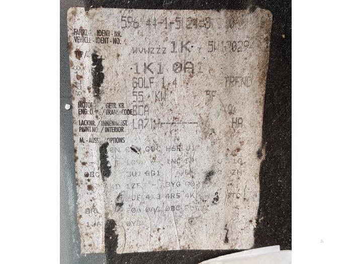 Volkswagen Golf V 1.4 16V Sloopvoertuig (2004, Grijs)