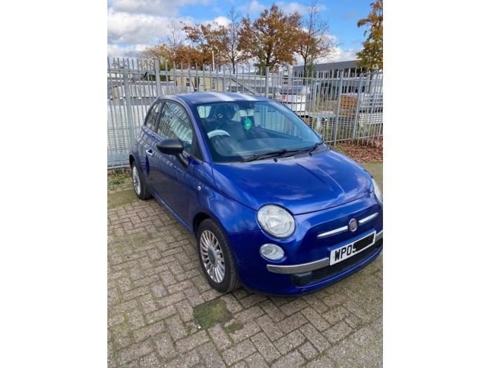 Fiat 500 1.2 Sloopvoertuig (2009, Blauw)