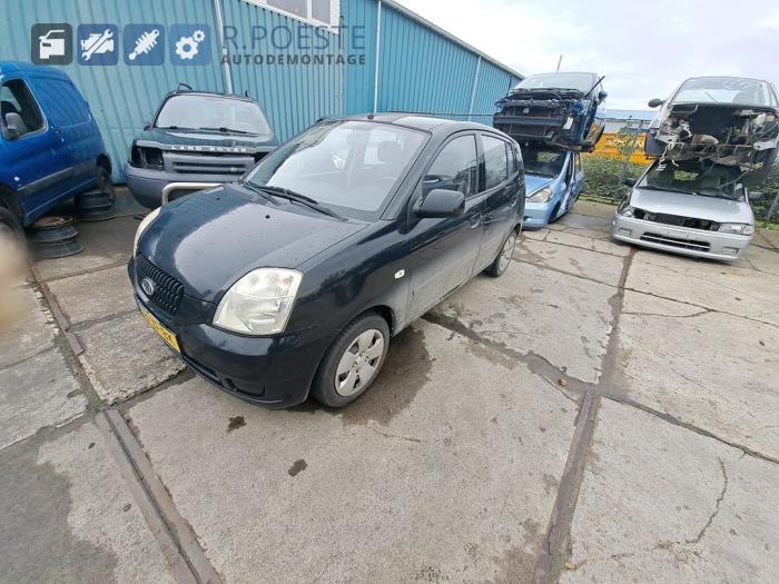 Kia Picanto 1.0 12V Sloopvoertuig (2008, Zwart)