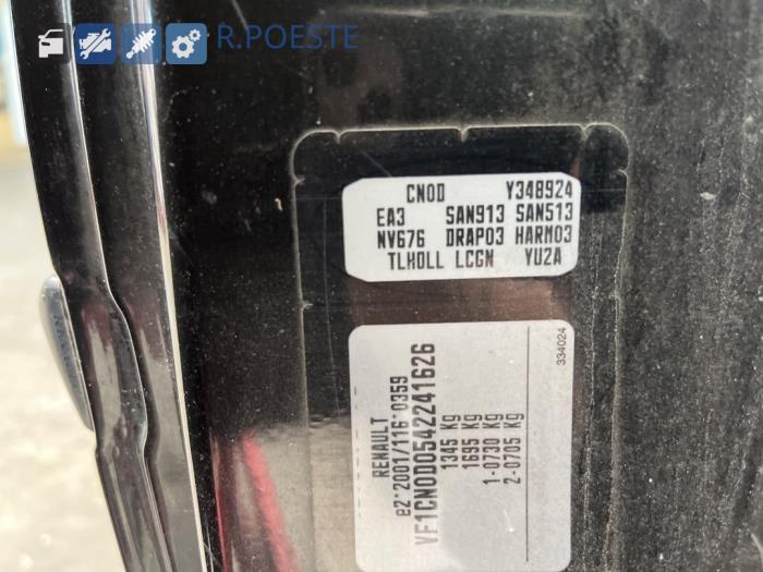 Renault Twingo II 1.2 Sloopvoertuig (2009, Zwart)