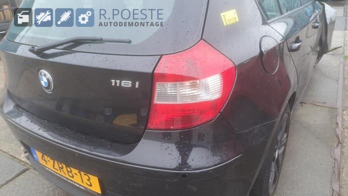 BMW 1 serie 116i 1.6 16V Sloopvoertuig (2006, Zwart)