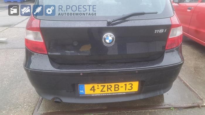 BMW 1 serie 116i 1.6 16V Sloopvoertuig (2006, Zwart)