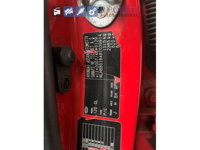 Hyundai i20 1.2i 16V Sloopvoertuig (2011, Rood)