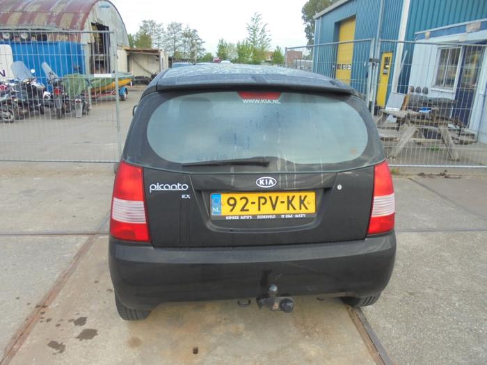 Kia Picanto 1.0 12V Sloopvoertuig (2004, Zwart)