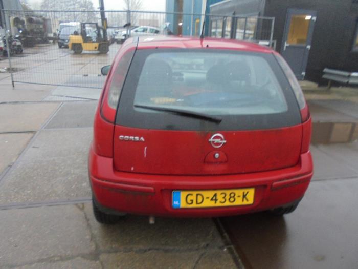 Opel Corsa C 1.0 12V Twin Port Sloopvoertuig (2004, Rood)