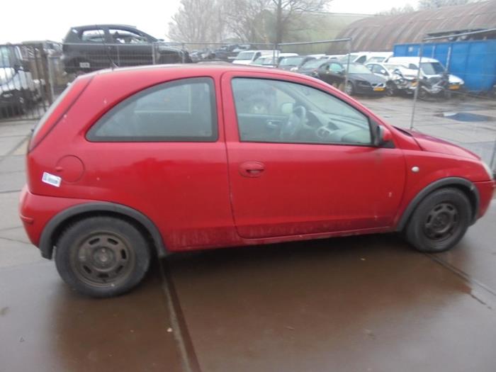 Opel Corsa C 1.0 12V Twin Port Sloopvoertuig (2004, Rood)