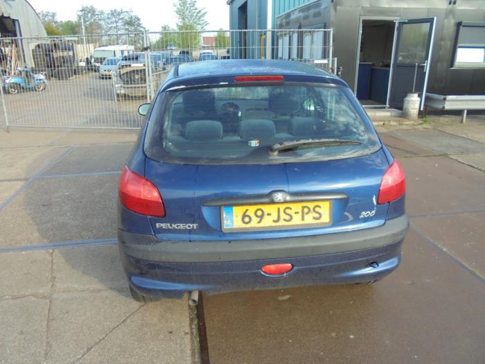 Peugeot 206 1.6 16V Sloopvoertuig (2002, Blauw)