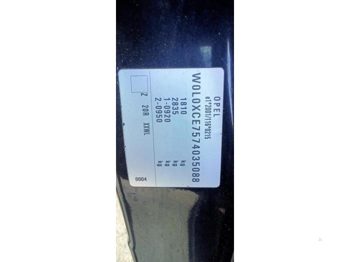 Opel Meriva 1.4 16V Twinport Sloopvoertuig (2006, Zwart)