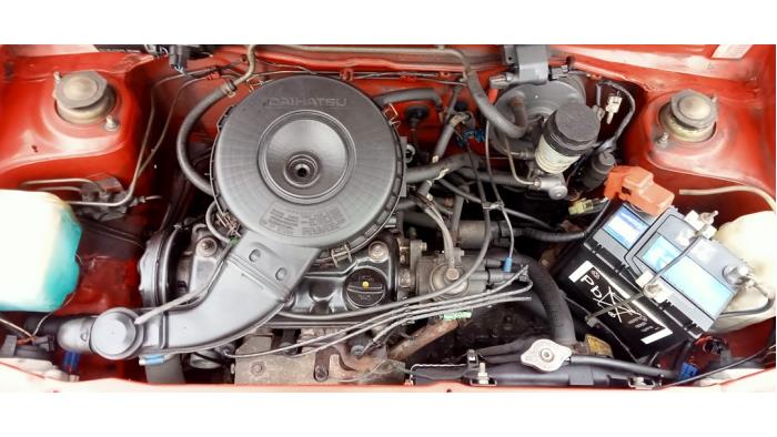 Daihatsu Cuore 850,Domino Sloopvoertuig (1994, Rood)