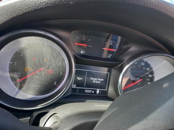 Opel Astra K 1.0 Turbo 12V Sloopvoertuig (2016, Zwart)