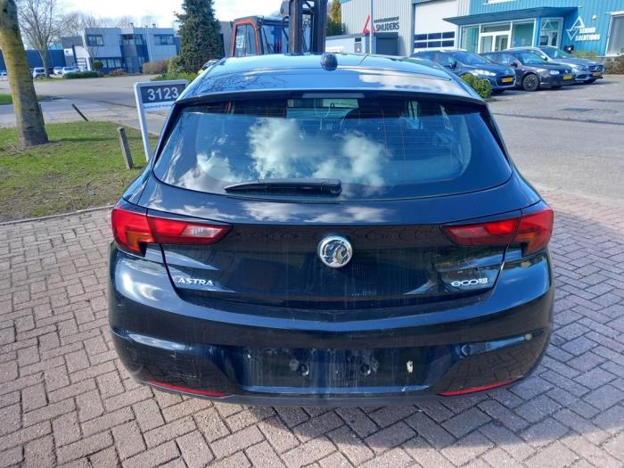Opel Astra K 1.0 Turbo 12V Sloopvoertuig (2016, Zwart)