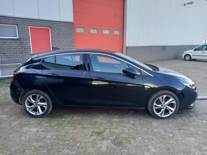 Opel Astra K 1.0 SIDI Turbo 12V Sloopvoertuig (2016, Zwart, Grafiet)
