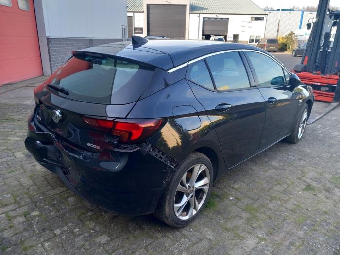 Opel Astra K 1.0 SIDI Turbo 12V Sloopvoertuig (2016, Zwart, Grafiet)