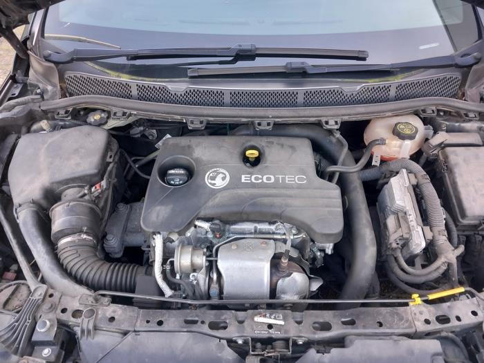 Opel Astra K 1.0 SIDI Turbo 12V Sloopvoertuig (2016, Zwart, Grafiet)