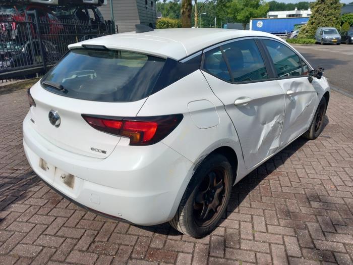 Opel Astra K 1.0 SIDI Turbo 12V Sloopvoertuig (2016, Wit)