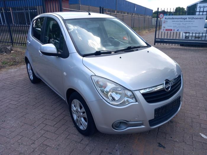 Opel Agila 1.0 12V Sloopvoertuig (2012, Zilvergrijs, Zilver)