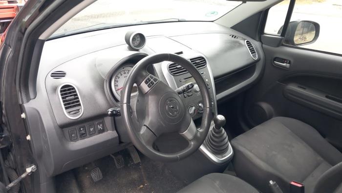 Opel Agila 1.0 12V ecoFLEX Sloopvoertuig (2010, Zwart)
