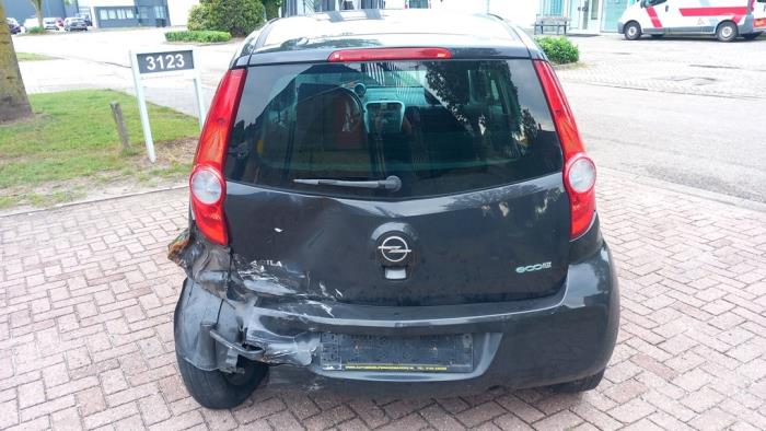 Opel Agila 1.0 12V ecoFLEX Sloopvoertuig (2010, Zwart)