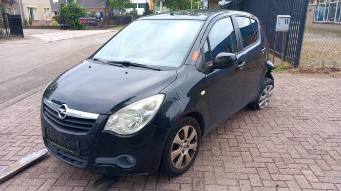 Opel Agila 1.0 12V ecoFLEX Sloopvoertuig (2010, Zwart)