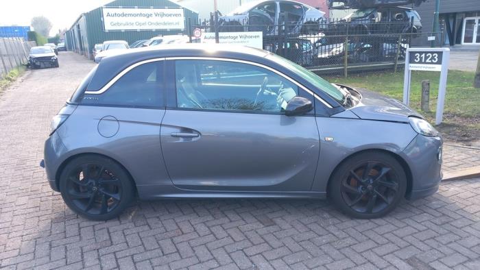 Opel Adam 1.0 Ecotec 12V SIDI Turbo Sloopvoertuig (2015, Zilvergrijs)