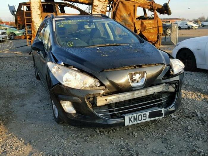 Peugeot 308 Sloopvoertuig (2008, Metallic, Zwart)
