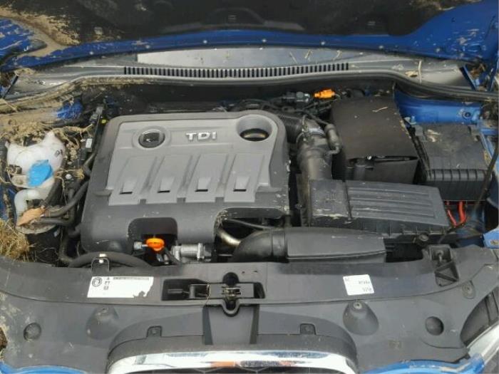 Seat Leon 2.0 TDI 16V FR Sloopvoertuig (2011, Donker, Blauw)
