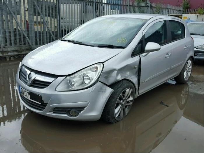Opel Corsa D 1.4 16V Twinport Sloopvoertuig (2008, Zilver)