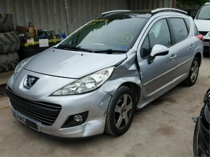 Peugeot 207 SW 1.6 16V Sloopvoertuig (2010, Grijs, Moonmist, Aluminium)