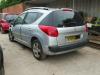 Peugeot 207 SW 1.6 16V Sloopvoertuig (2010, Grijs, Moonmist, Aluminium)