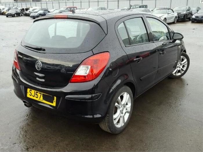 Opel Corsa D 1.2 16V Sloopvoertuig (2009, Zwart)