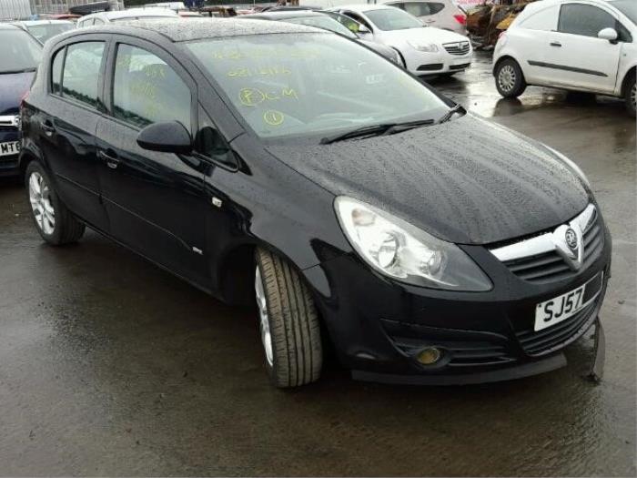 Opel Corsa D 1.2 16V Sloopvoertuig (2009, Zwart)