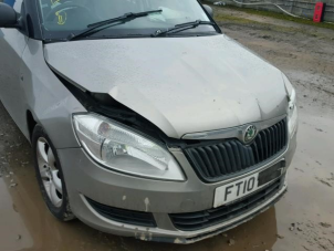Skoda Fabia II 1.2i Sloopvoertuig (2010, Metallic, Beige)