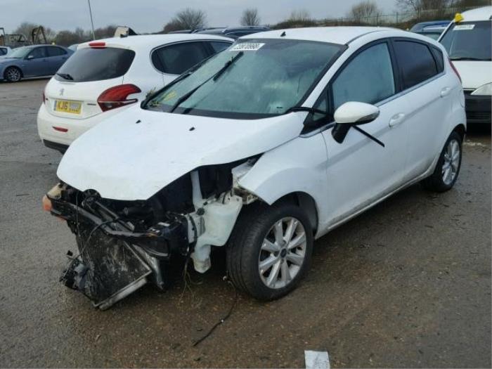 Ford Fiesta 6 1.25 16V Sloopvoertuig (2010, Roze, Wit)