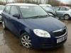 Skoda Fabia II 1.2i 12V Sloopvoertuig (2009, Blauw, Wit)
