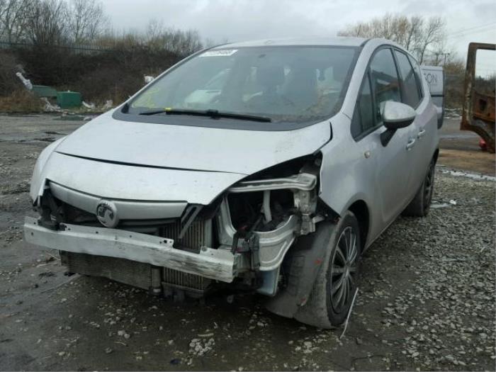 Opel Meriva Mk.II 1.4 Turbo 16V Ecotec Sloopvoertuig (2011, Metallic, Zilver)