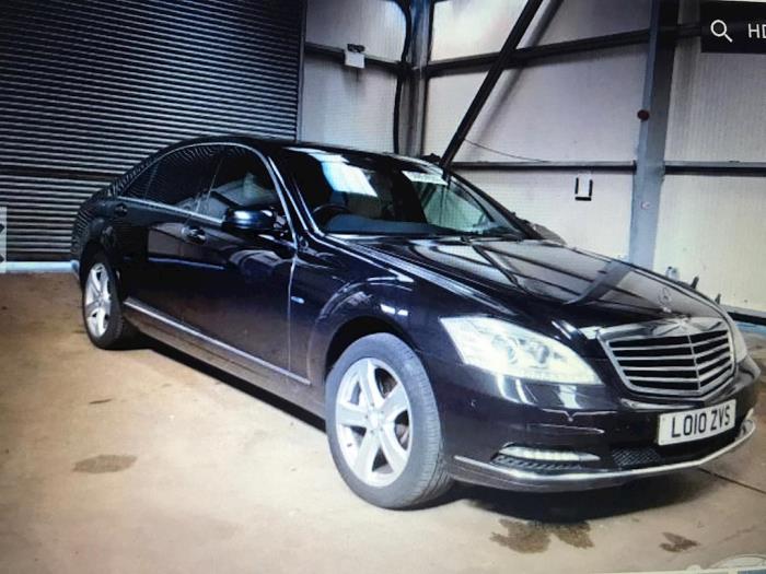 Mercedes S 3.0 S-350 CDI 24V 4-Matic Sloopvoertuig (2010, Metallic, Zwart)