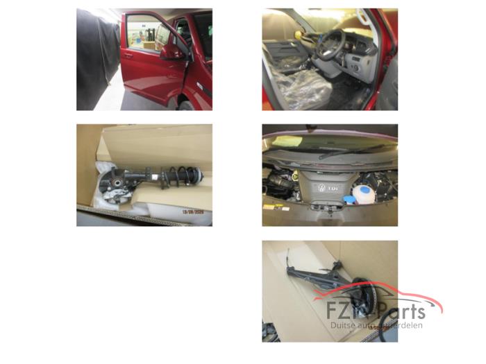 Volkswagen Transporter/Caravelle T6 2.0 TDI 204 Sloopvoertuig (2024, Rood)