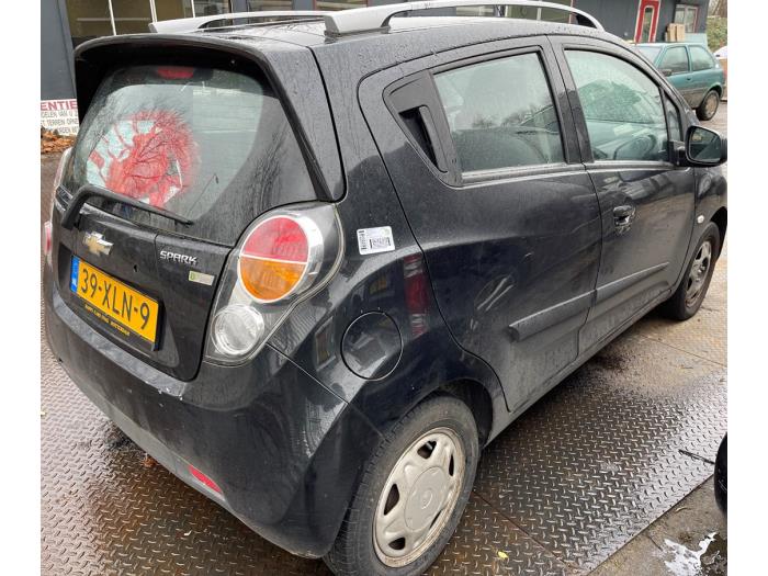 Chevrolet Spark 1.0 16V Bifuel Sloopvoertuig (2012, Zwart)