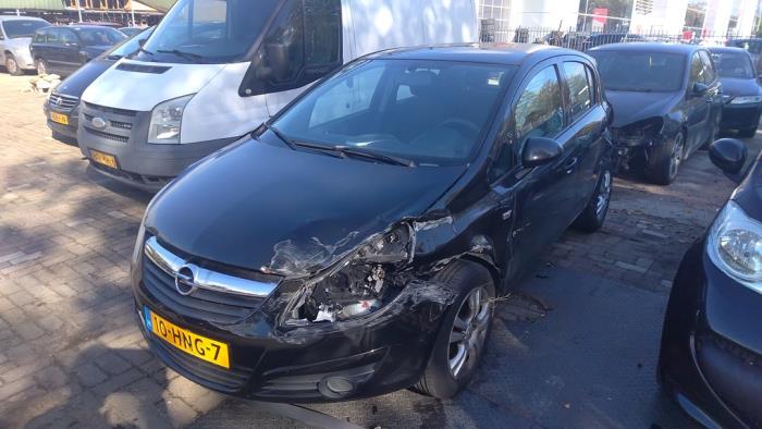 Opel Corsa D 1.4 16V Twinport Sloopvoertuig (2009, Zwart)