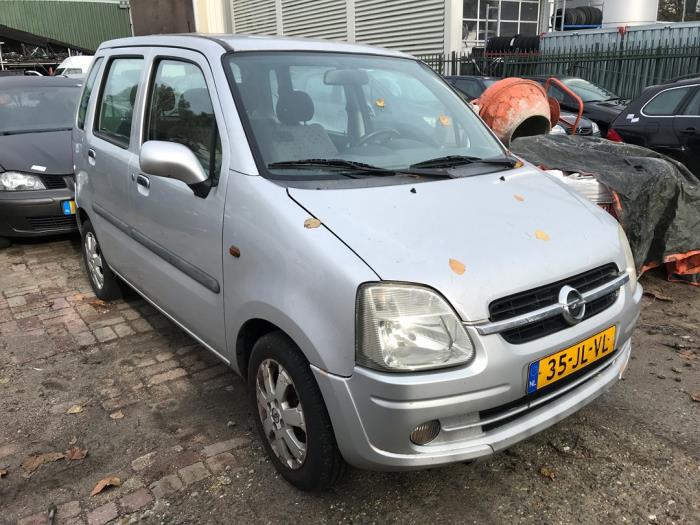 Opel Agila 1.2 16V Sloopvoertuig (2002, Grijs)