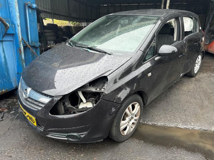 Opel Corsa D 1.2 16V Sloopvoertuig (2008, Zwart)