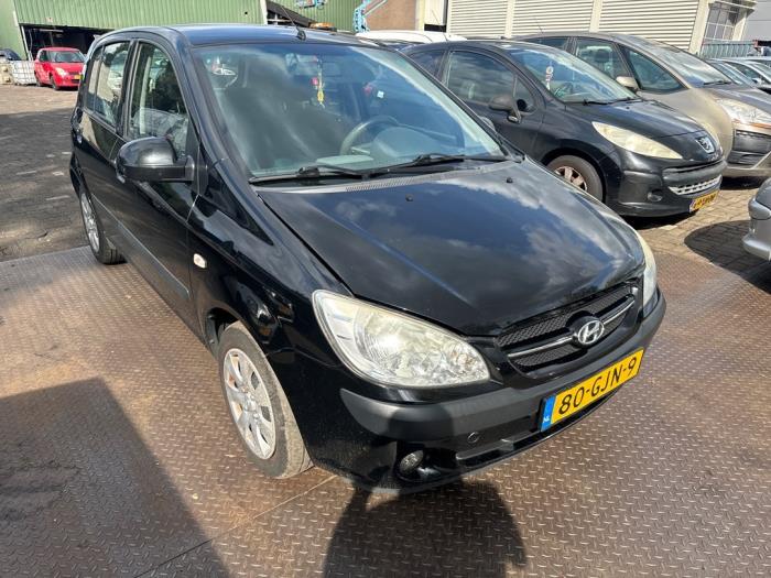 Hyundai Getz 1.4i 16V Sloopvoertuig (2008, Zwart)
