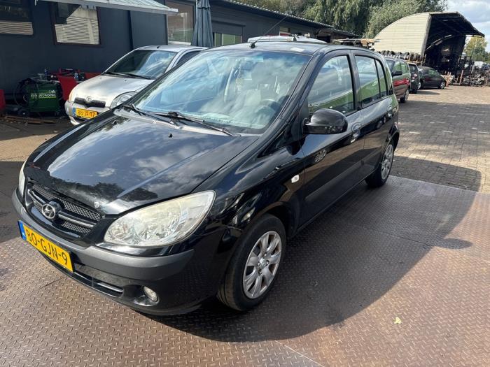 Hyundai Getz 1.4i 16V Sloopvoertuig (2008, Zwart)